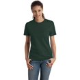 thumbnail image 4 of Hanes Womens Nano-T T-shirt, XL, Deep Forest, 4 of 7