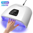 thumbnail image 1 of 480W UV LED Lamp For Nails 108 LEDs Nail Dryer With Red Light Mode Large Space Manicure Lamp 4 Timer ,High Power, 1 of 4