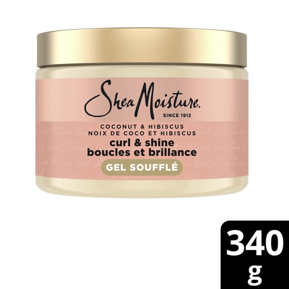 SheaMoisture Gel Soufflé Curl & Shine Coconut & Hibiscus for Curly Hair, 340 g
