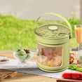 thumbnail image 4 of Clearance! JMYHOAM Ice Cube Tray Ice Sharpener Food Grade Ice Box Ice Tray Large Capacity Ice Storage Household Ice Bucket Home and Kitchen, 4 of 5