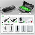 thumbnail image 2 of Outdoor IP44 Waterproof Connection Box by Restmo, Weatherproof Electrical Extension Cord Cover, Safety Seal Enclosure to Protect Holiday Decorations, LED Strip Light, Power Tool, Fountain, Black, 2 of 7