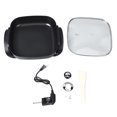 thumbnail image 2 of Electric Hot Pot, Easy Cleaning Rapid Heat Up Large Capacity US Plug 110V Electric Frying Pan  for Kitchen, 2 of 7