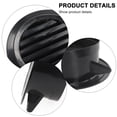 thumbnail image 2 of Black Abs Round Ventilation Hose Diffuser Grille Cover Wall Ceiling Mounting 150Mm, 2 of 9