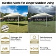 thumbnail image 3 of InstaHibit 10x20Ft Replacement Pop up Canopy Top Sunshade Cover Outdoor Patio, 3 of 11