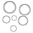 thumbnail image 1 of Luxe Modz Septum Clicker Ring Hinged Nose Hoop Ring Jewely 316L Surgical Steel Sold Each, 1 of 8