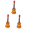 thumbnail image 4 of SUTENGDA 3pcs 21 Inch Folk Acoustic Guitar Beginner Music Instrument 6-String Guitar for Home School Kids Music Class Supplies (Sunset Color), 4 of 8