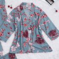 thumbnail image 4 of Fgnfyis Ensemble de Détente pour Femmes 3 Pcs à Manches Longues avec Shorts et Bretelles Pyjama Ensembles de Pyjama pour Femmes Bleu m, 4 of 9
