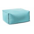 thumbnail image 1 of Gouchee Home Chamonix Outdoor/Indoor Peacock Ottoman Pouf – Water-Repellent Bean Bag Footstool with Polystyrene Bead Filling for Patio, Porch, or Living Room, 1 of 5