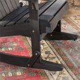 thumbnail image 4 of Noble House Malibu Wood Adirondack Rocking Chair in Dark Grey (Set of 2), 4 of 23