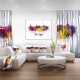 thumbnail image 3 of Design Art Chicago Skyline Canvas Print, 3 of 3