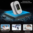 thumbnail image 2 of Finger Pulse Oximeter, Blood Oxygen Saturation Monitor, Lanyard and Batteries Included, 2 of 8