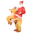 thumbnail image 2 of Accessoire Photo de Costume Gonflable Réutilisable Dessin Animé Léger Unisexe Tenue Durable Père Noël, 2 of 9