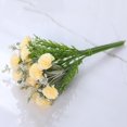 thumbnail image 4 of Simulation Flower 1 Branch Fresh-keeping Flexible Chic Eye-catching Faux Silk Carnation Flower, 4 of 4