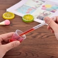 thumbnail image 5 of 30ml Plastic Liquid Measuring Cups - Mini Clear Kitchen Medicine Cups Transparent Labs Graduated Beakers Baking Cooking Home Lab Measure Tool (10 Packs,1oz,Transparent) 10 Pcs, 5 of 5