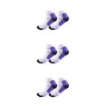 thumbnail image 1 of kurtrusly 1/2/3/5 2 Pcs/ensemble Bas de Compression pour Femmes Performance et Réduire la Fatigue Soulager Violet P/M 3 Pcs, 1 of 6