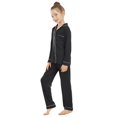 thumbnail image 1 of WEAIXIMIUNG Unisex Toddler Pajama Set Long Sleeve & Pants Comfortable Fabric Button Up Collar Loose Fit Homewear 5-6 Years, 1 of 6