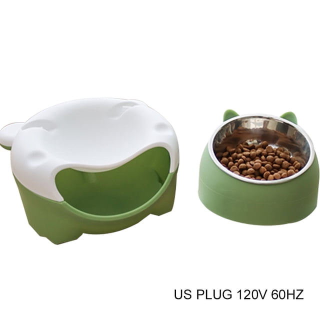 Automatic Cat Fountain LED Filtering Silent Pet Drinking Dispenser Cat Food Bowl