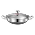 thumbnail image 2 of Noehoiugi Alloy Pan,Double Handle Non Stick Titanium Pans For Cooking,Ultra-Durable,Scratch-Resistant,Even Heating Frying Pans,Compatible With All Cooktops,With Lid, 2 of 7