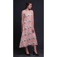 thumbnail image 4 of Bimba Robe de Plage Longue Dos Nu à Col Licou Imprimée pour Femmes Ocean, Rayondress-Xx-Grand, 4 of 6