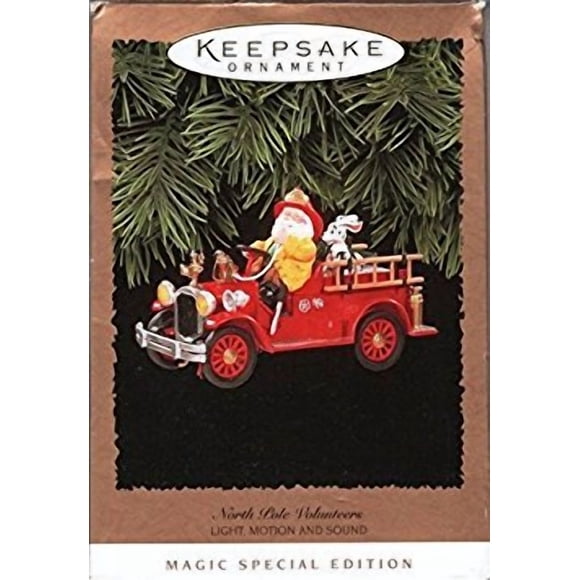 Hallmark Keepsake Ornament 1996 North Pole Volunteers QLX7471 Light, Motion & Sound
