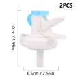 thumbnail image 4 of EIGTHTAIL 2pcs Reusable Water Jug Cap Beverage Lever Pour Spout Dispenser, 4 of 10