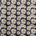 thumbnail image 1 of oneOone Rayon Black Fabric Floral Sewing Craft Projects Fabric Prints By Yard 56 Inch Wide, 1 of 5