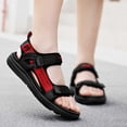 thumbnail image 2 of Ediodpoh Children's Summer Fashion Solid Color Open Toe Sandals Breathable Comfortable Shoes Sandals Kids Watermelon Red 12.5, 2 of 9