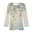 thumbnail image 4 of Cardigan pour Filles T-shirt Ample Imprimé de Mode pour Femmes Blouse à Manches Longues Col Rond Hauts Décontractés Cardigan pour Femmes en Liquidation, 4 of 4