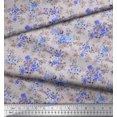 thumbnail image 3 of Soimoi Red polyester Crepe Fabric polyester Fruits Print Fabric by the Yard 52 Inch Wide, 3 of 3