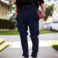 thumbnail image 2 of Timegard Work Pants for Women Plus Size Ruched Tapered Leg Suit Pants Casual Office Pants Solid Color, 2 of 5