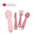 thumbnail image 1 of Melii Spoon, Fork, Knife with Case Blush, 1 of 5