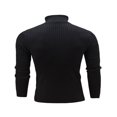 thumbnail image 5 of Men Turtleneck Sweater Pullover Knitted Top Streetwear, 5 of 5