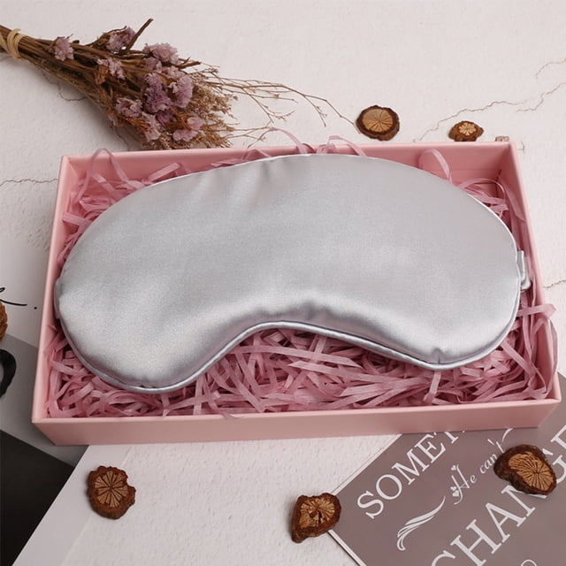 Sleep Mask Silk Blackouted Soft Travel Mask With Adjustable Strap Sleep Eye Mask, Beauty Equipment