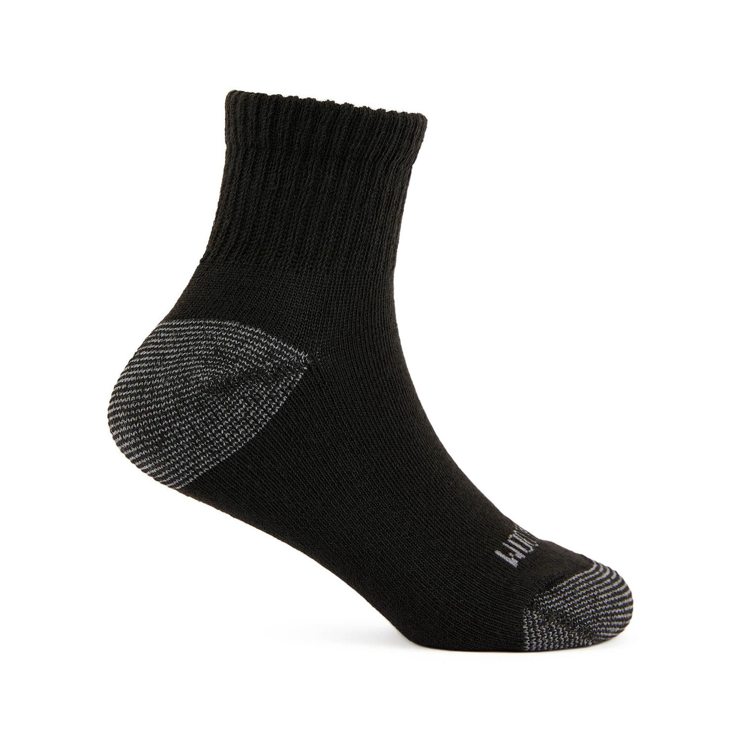 Chaussettes mi-mollet Fruit of the Loom pour garçons, paquet de 10, Dual Defense, coussinées, évacuation l’humidité, contrôle des odeurs, couleurs assorties
