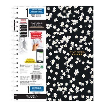 Cahier Dense Daisy Five Star®, 1 sujet, 80 pages