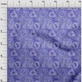 thumbnail image 3 of oneOone Polyester Spandex Medium Blue Fabric Abstracts Craft Projects Decor Fabric Printed By The Yard 56 Inch Wide, 3 of 5