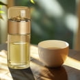 thumbnail image 2 of Glass Tea Infuser Double Layer Insulation Tea Maker Leak-proof Portable Travel Tea Cup with Filter Tea Water Separation Tea Bottle Gift for Tea Lovers, 2 of 8