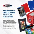thumbnail image 2 of BCW Short Comic Book Bin | Holds 150 Comics | Stackable Plastic Storage | Acid-Free Organizer | Green, Single, 2 of 7