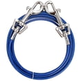 thumbnail image 1 of Medium Dog Tie Out Vinyl Coated Outdoor Cable Restraint Holds 35lbs Pick Length (20ft), 1 of 1
