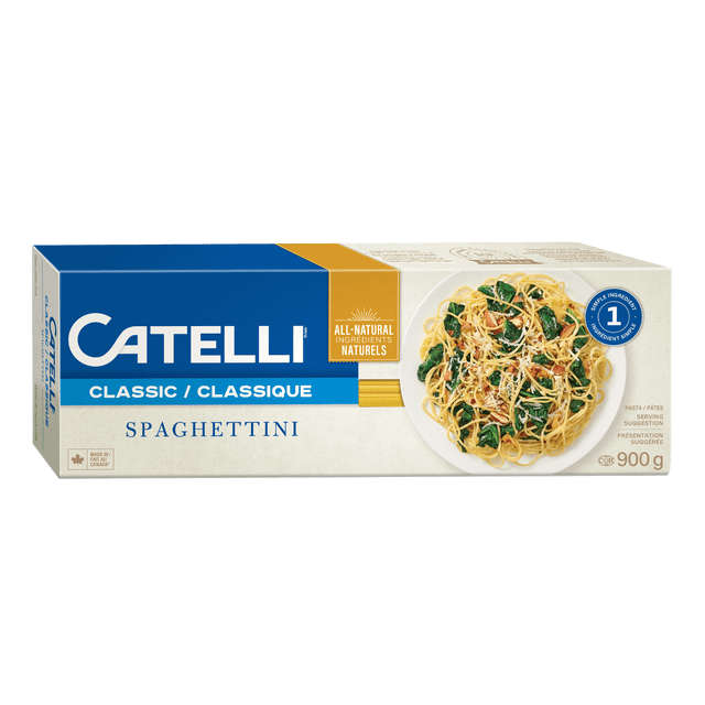 Catelli Classic All-Natural Spaghettini Pasta 900g