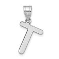 thumbnail image 3 of Diamond2Deal 14K Pendentif Initial Lettre T en Or Blanc pour Femmes, 3 of 6