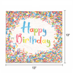 thumbnail image 3 of Fantastik Party Birthday Lunch Napkin Sprinkles,  16 Count, 2 Ply, Multi-Color, 3 of 4
