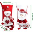 thumbnail image 4 of Yao Bas de Noël Blancs Personnalisés, Lot de 2, Bas Blancs de Noël, Grands Bas de Noël, Bas de Noël Rouges, 4 of 7