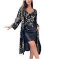 thumbnail image 4 of Pisexur Robe Sans Manches à Col en V Mode Féminine Couleur Unie Col en V Confortable Robe de Nuit Ample Blouse pour Femmes, 4 of 6