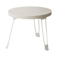 thumbnail image 2 of Small Foldable Round Side Table - Mobile Sofa End Table with Double Layer Storage, 30x30x30cm, for Bedroom Living Room Outdoor Use, 2 of 6