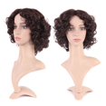 thumbnail image 1 of Perruque Longue Synthétique Bouclée avec Frange Cheveux Courts Perruques Résistantes à la Chaleur Perruque Complète Tête Complète pour Femmes Blond Mèches, 1 of 4