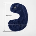 thumbnail image 3 of Yhmxh Pillow Covers Throw Pillow Covers Pillow Protector U-shaped Hump Inflatable Airplane Travel Blowing Neck Soft and Warm Texture,Elastic and Comfortable Neck Gaiter, 3 of 7