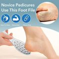 thumbnail image 3 of CNKOO Professional Stainless Steel Foot File - Dual-Sided Heel Scraper & Callus Remover  Portable Pedicure Tool for Smooth Feet, 3 of 6