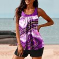 thumbnail image 4 of Birdeem Women Conservative Print Strappy Back Set Two Piece Swimsuits Swimdress, 4 of 12