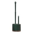 thumbnail image 2 of Disposable Toilet Brush Set with Built-In Cleaner Long Handle Wall Mounted Hygienic Sanitary Bathroom Cleaning Tool for Effortless Deep Cleaning Hzhnb | Plastic, Army Green, 2 of 8